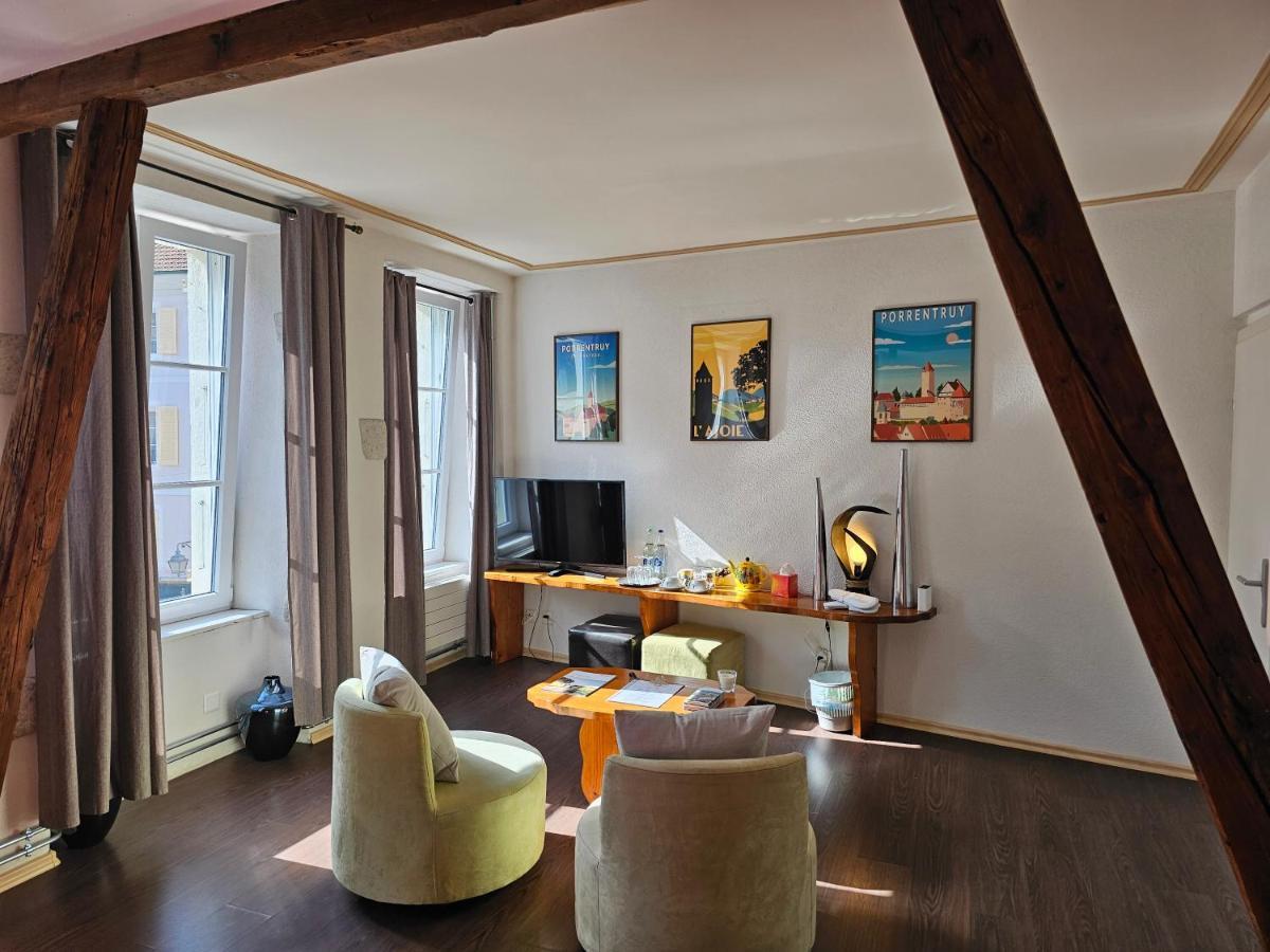 La Croix Federale Hotel Porrentruy Eksteriør billede