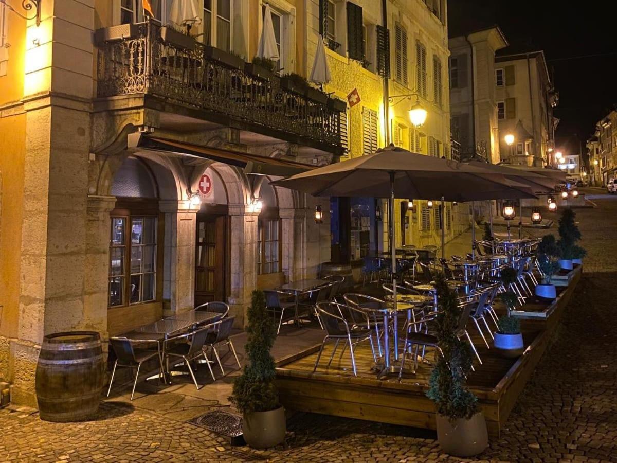 La Croix Federale Hotel Porrentruy Eksteriør billede